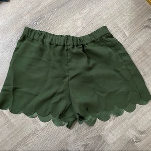 Madewell scallop shorts